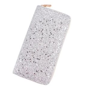 💼 Silver Glitter Wallet ~ Fabulous ~ Silver